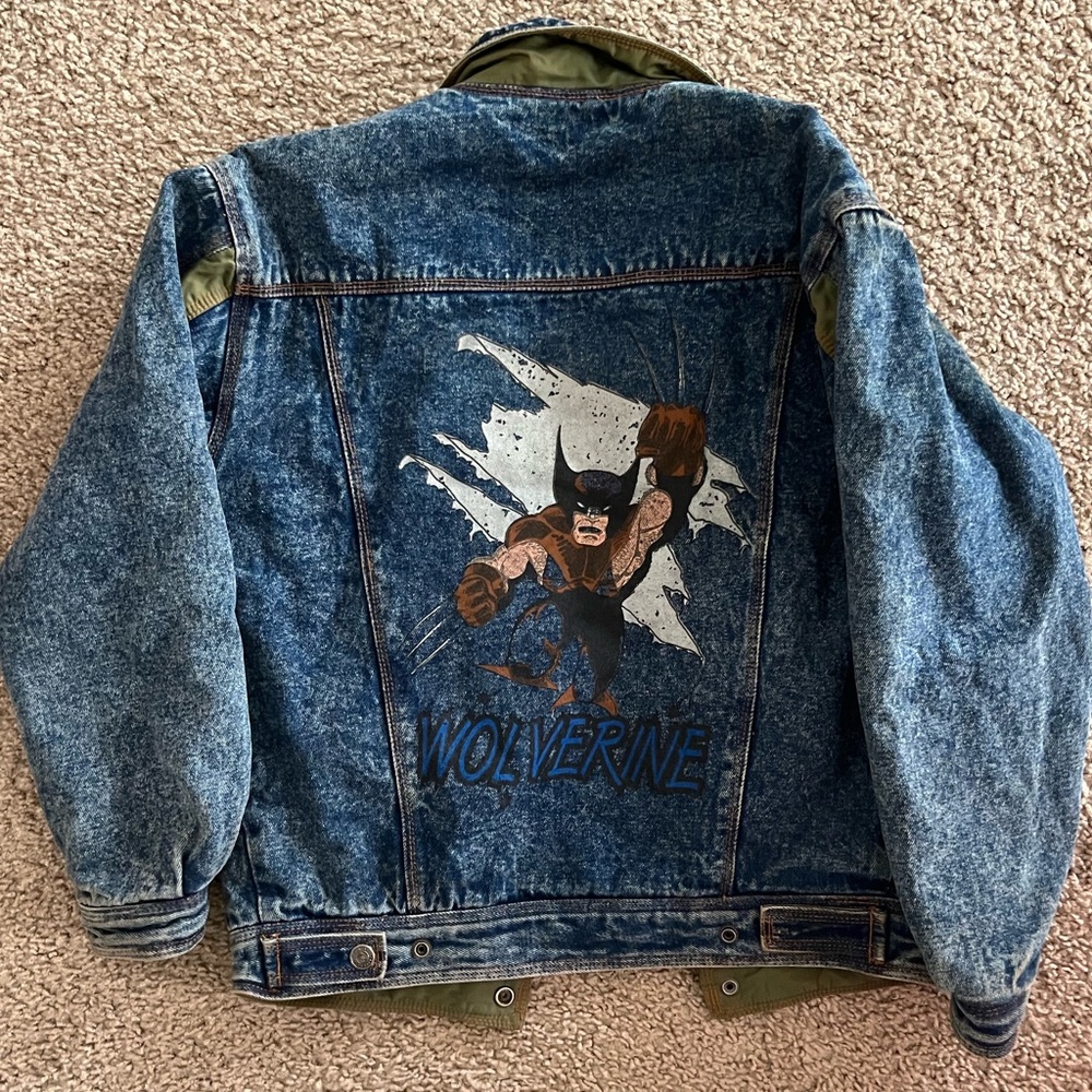 Wolverine Denim Jacket Vintage size L